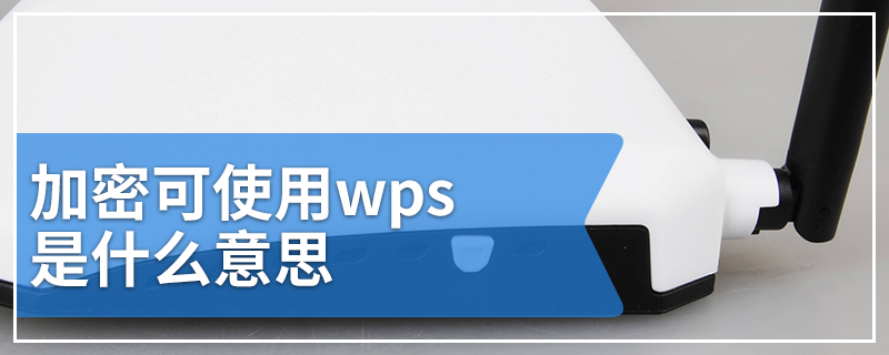 加密可使用wps是什么意思