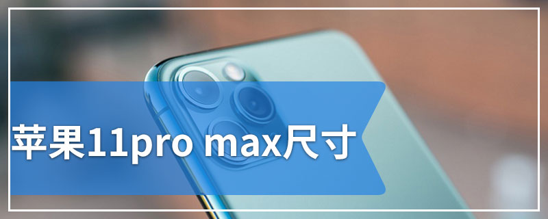 苹果11pro max尺寸