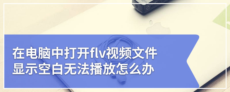 在电脑中打开flv视频文件显示空白无法播放怎么办