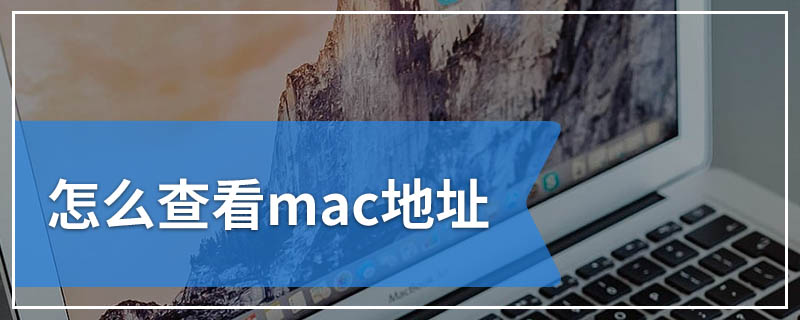 怎么查看mac地址