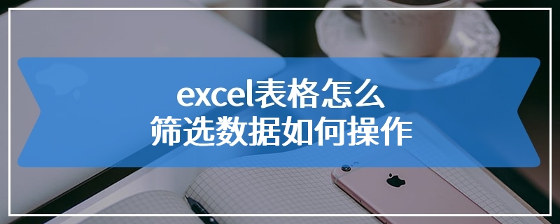 excel表格怎么筛选数据如何操作