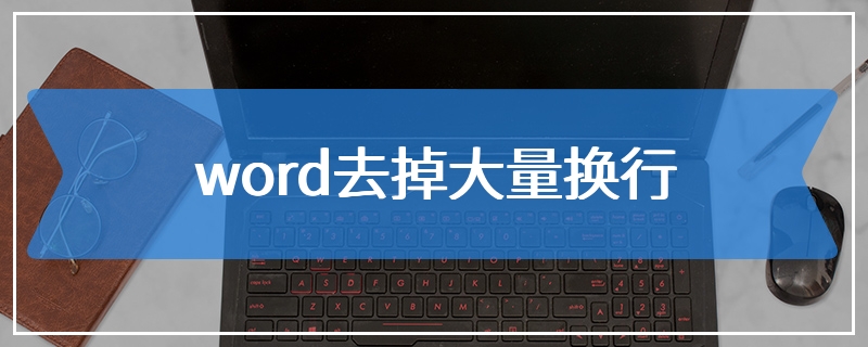 word去掉大量换行