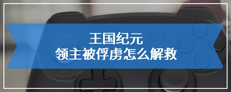 王国纪元领主被俘虏怎么解救