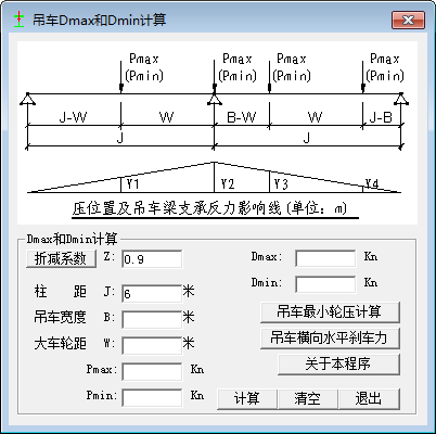 吊车Dmax和Dmin计算