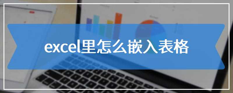 excel里怎么嵌入表格