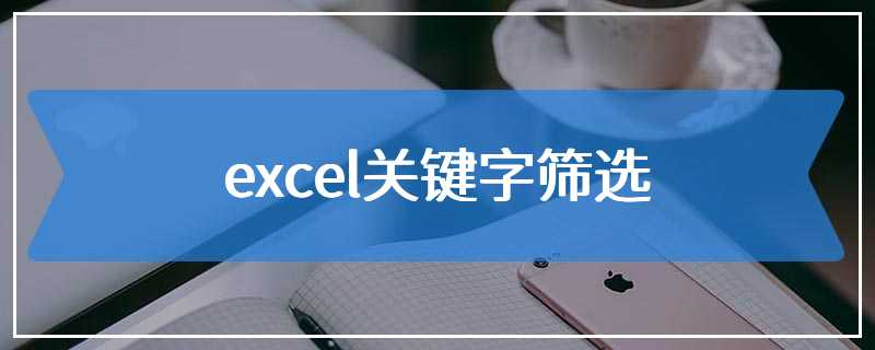 excel关键字筛选