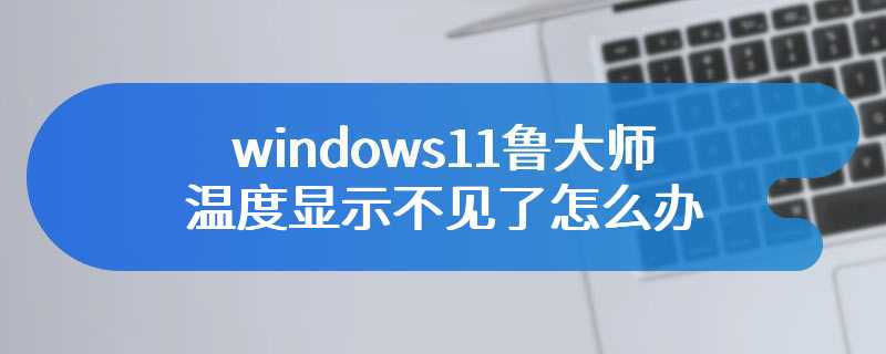 windows11鲁大师温度显示不见了怎么办